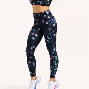 WITH/Peloton Asteroid High Waist Legging in asteroid navy print